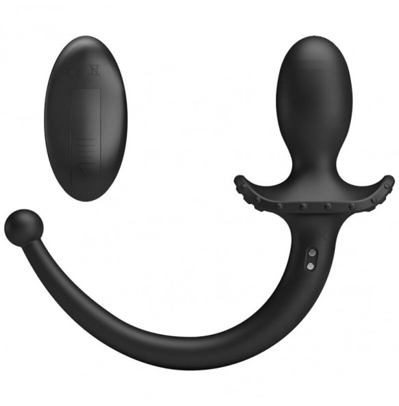 MR PLAY - Vibrating Anal Plug Tail (Wireless Remote - Chargeable)